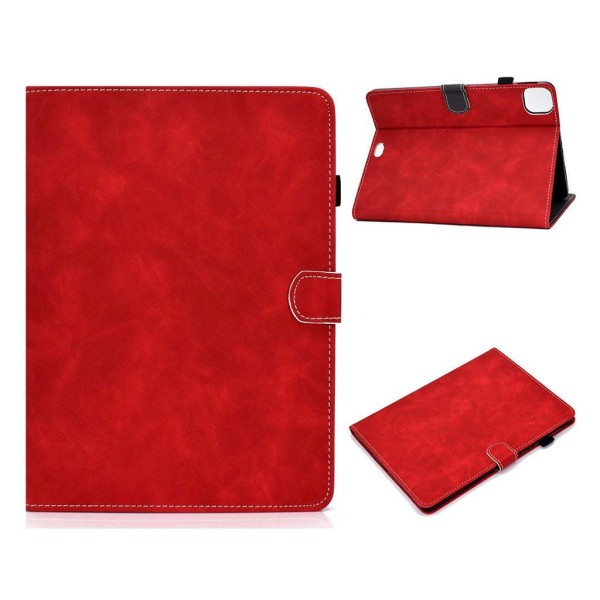 iPad Pro 11 inch (2020) / (2018) solid theme leather flip case - Red