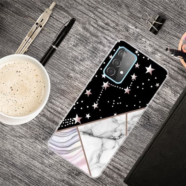 Marble Samsung Galaxy A33 5G Suojakotelo - Constellation Marble Tile Multicolor