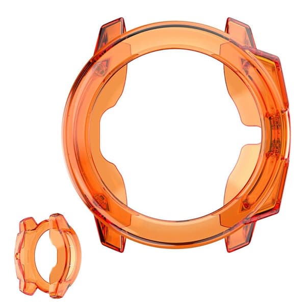 Garmin Instinct transparent TPU-skal - Orange Orange