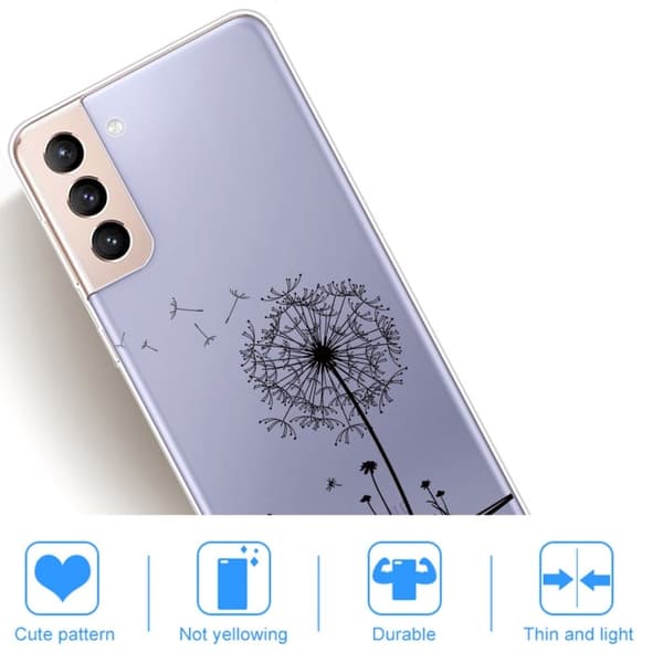 Deco Samsung Galaxy S22 skal - Maskros Och Barn Svart