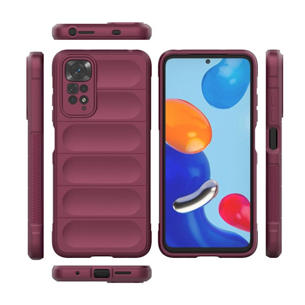 Blødt grebsformet cover til Xiaomi Redmi Note 11S / Xiaomi Redmi Note 11 - Rød Red