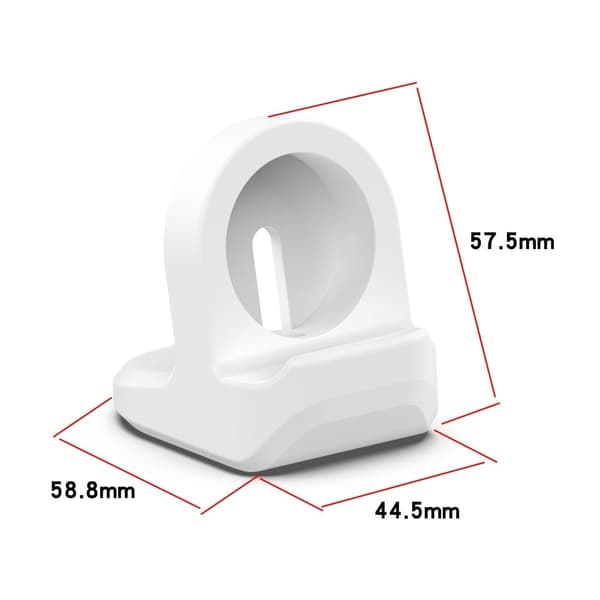 Google Pixel Watch ladestasjon i silikon - Hvit White