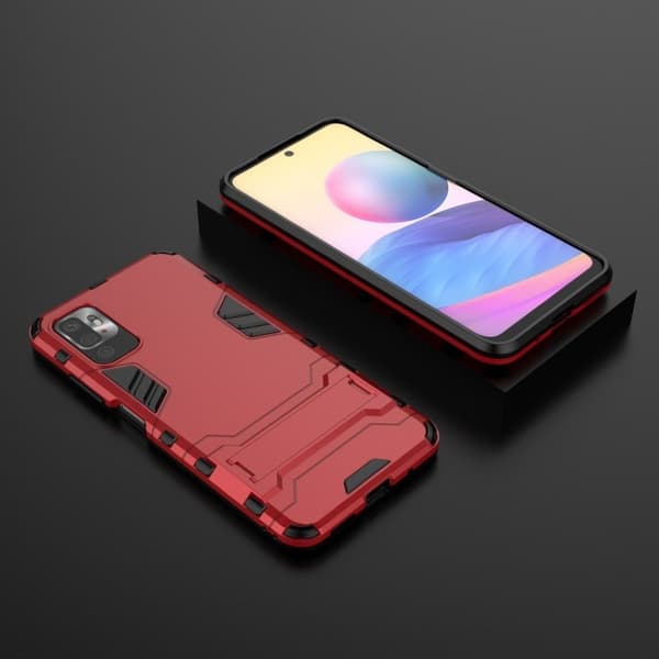 Cool Guard Xiaomi Redmi Note 10 5G skal - Röd Röd