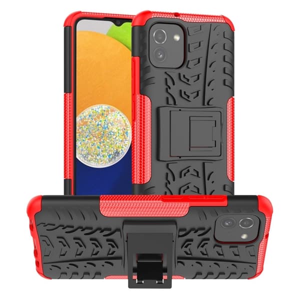 Offroad Suojakotelo Samsung Galaxy A03 - Punainen Red