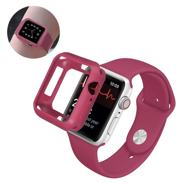 Apple Watch Series 5 44 mm slitesterk støtfangerramme - Rose Pink