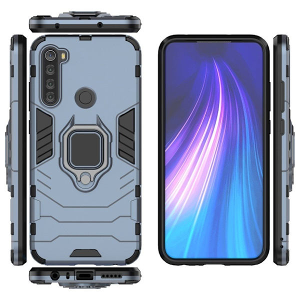 Ring Guard cover - Xiaomi Redmi Note 8T – Mørkeblå Blue