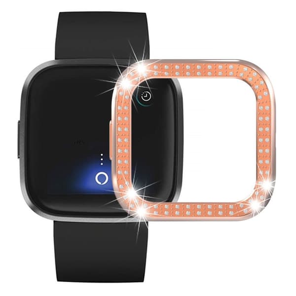 Fitbit Versa 2 rombformad ram - Roséguld Rosa