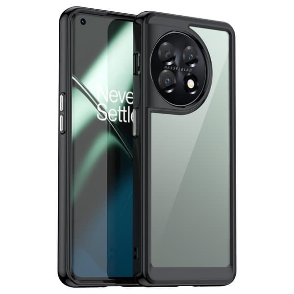 OnePlus 11 smart telefonskal i akryl - Svart Svart
