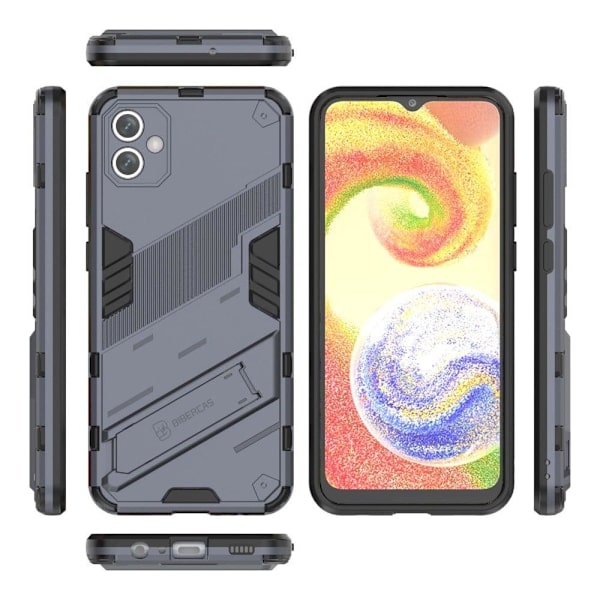 Stöttåligt Samsung Galaxy A04e hybridskal - Blå Blå