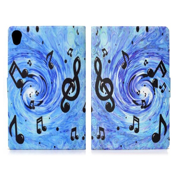 Cool pattern leather case for Lenovo Tab M10 - Melody Blue