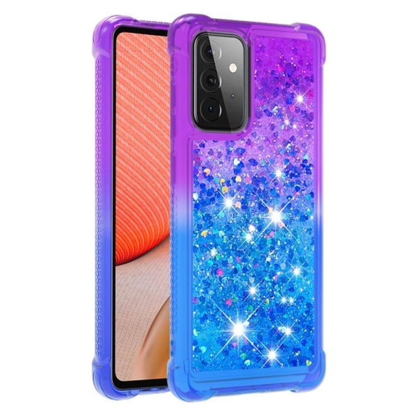 Princess Samsung Galaxy A72 5G cover - Lilla / Blå Purple