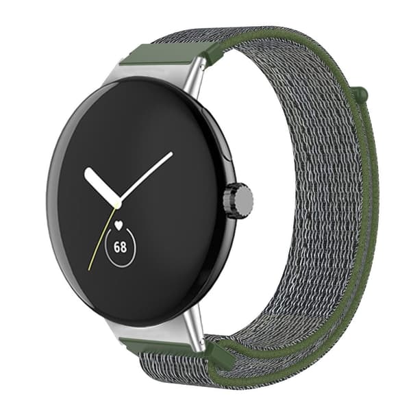 Google Pixel Watchin nylonkellohihna - Armeijan Vihreä Green