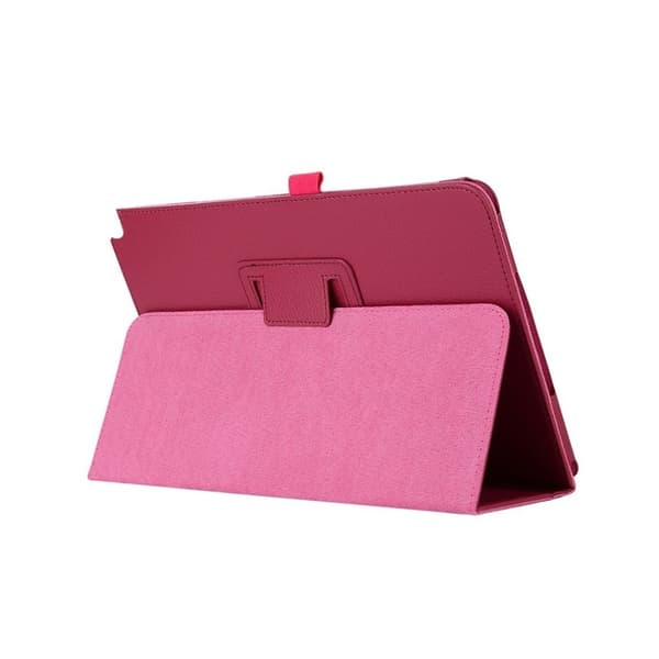 Samsung Galaxy Tab A 10.1 (2016) beskyttende læder-etui - Rød Pink