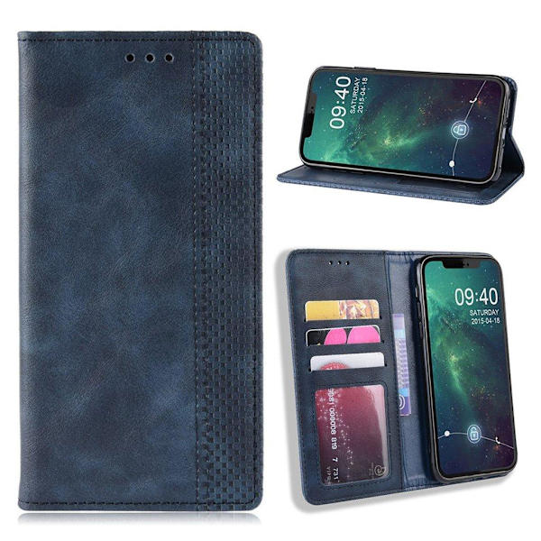 Bofink Vintage iPhone 12 Mini kotelot - Sininen Blue