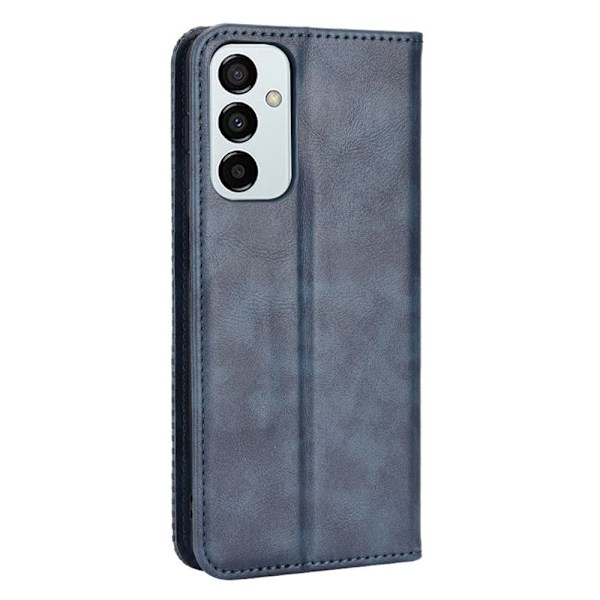 Bofink Vintage läder Samsung Galaxy M23 fodral - Blå Blå