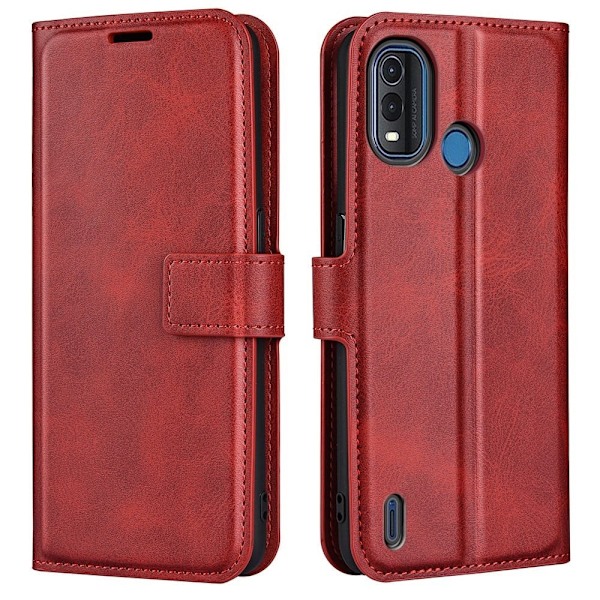 Lompakko Nahkakotelo For Nokia G11 Plus - Punainen Red
