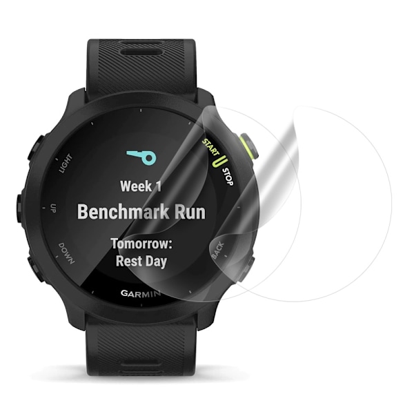 2Pcs Garmin Forerunner 55 HD klar skærmbeskytter Transparent