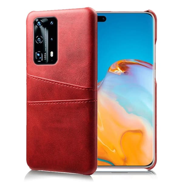 Dual Card kuoret - Huawei P40 Pro - Punainen Red