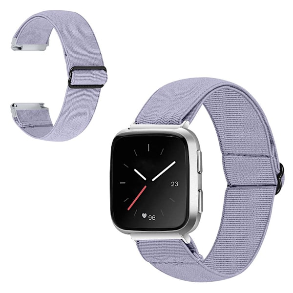Apple Watch 44 mm elastisk klokkerem - Lysegrå Silver grey