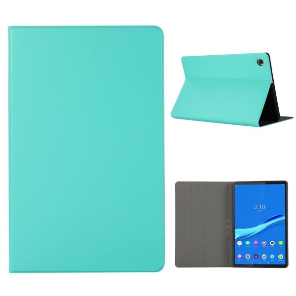 Lenovo Tab M10 FHD Plus simple leather flip case - Cyan Green