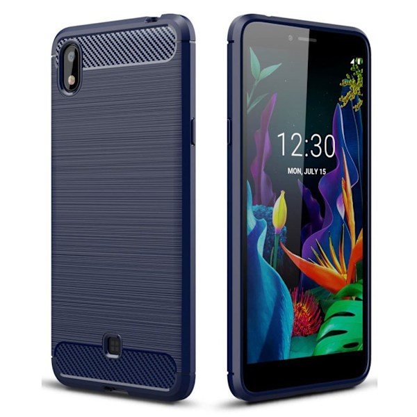 Carbon Flex LG K20 (2019) etui - Marineblå Blue