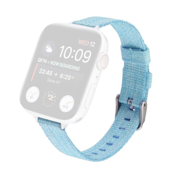 Apple Watch Series 6 / 5 44mm nylon watch band - Baby Blue Blå