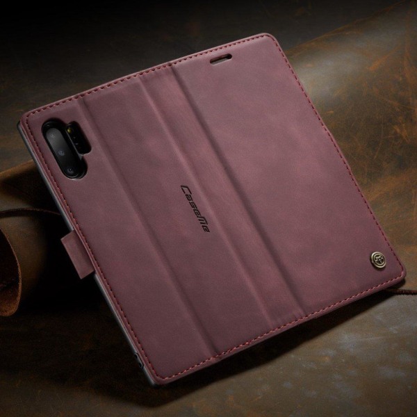 CaseMe Samsung Galaxy Note 10 Plus Vintage Etui - Rød Red