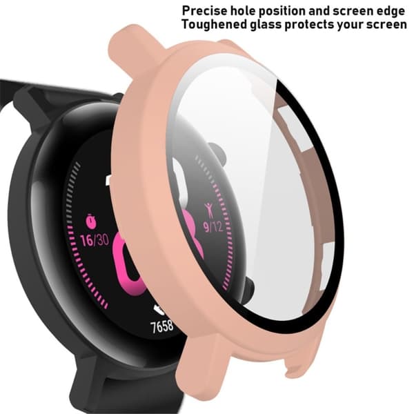 Huawei Watch GT 2 42mm suojus karkaistulla lasilla - Pinkki Pink