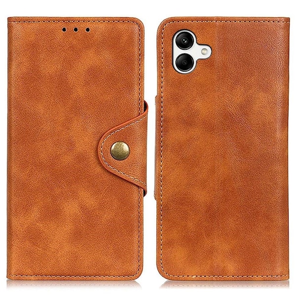 Alpha Samsung Galaxy A04 Flippetui - Brun Brown