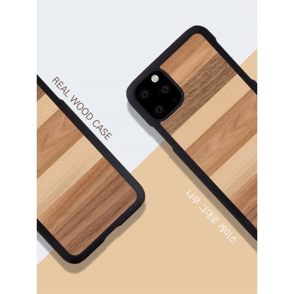 Man&Wood premium case for iPhone 11 Pro Max - Sabbia Brown