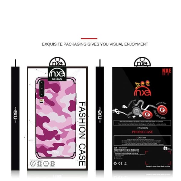 NXE Huawei P30 kamouflage mønster etui - Rosa Pink