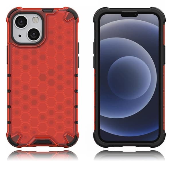 Bofink Honeycomb iPhone 13 Mini deksel - Rød Red