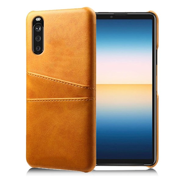 Dual Card Etui Sony Xperia 10 II - Orange Orange
