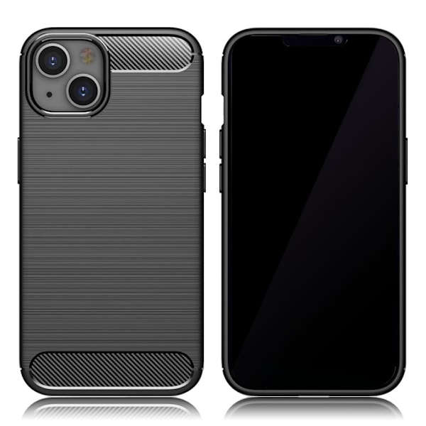 Carbon Flex iPhone 13 deksel - Svart Black