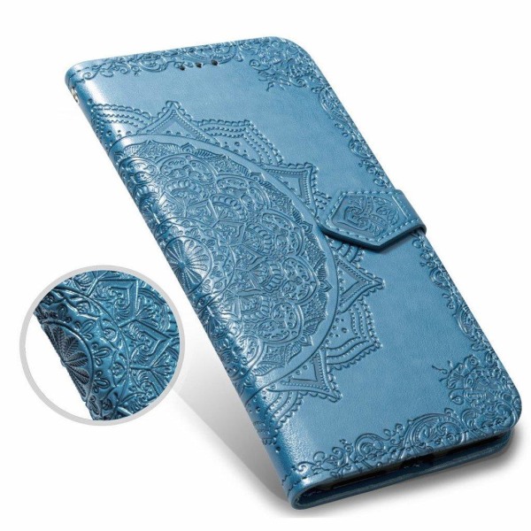 Mandala Samsung Galaxy S10 Flip etui - Blå Blue