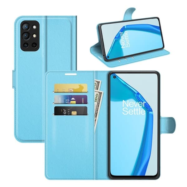 Classic OnePlus 9R Flippetui - Blå Blue