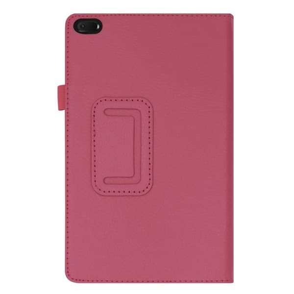 Lenovo Tab E8 Litchi Skinnetui - Rosa Pink