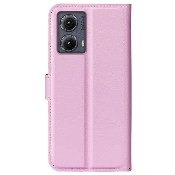 Classic Motorola Edge (2024) flip etui - Rosa Pink