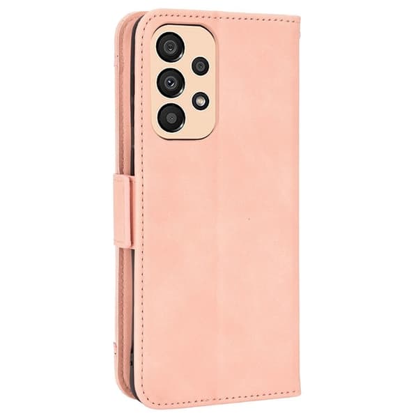 Modernt Samsung Galaxy A23 fodral med plånbok - Rosa Rosa