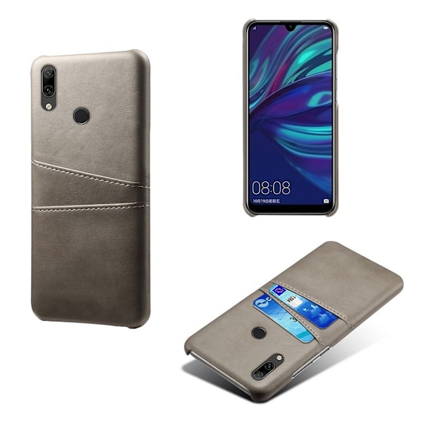 Dual Card Huawei Y7 2019 kuoret - Harmaa Silver grey