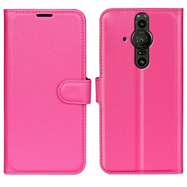 Classic Sony Xperia Pro-I Flip Etui - Rose Pink