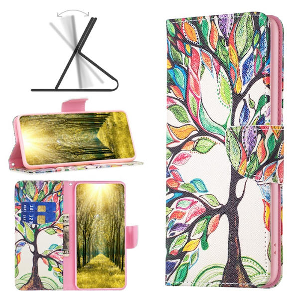 Wonderland Xiaomi Redmi Note 13 Pro Plus flip etui - Livstræ Multicolor