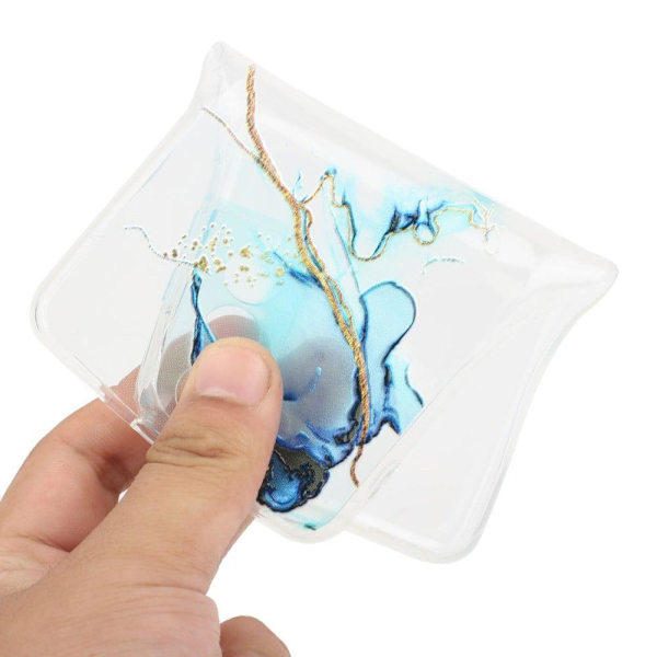 Marble Samsung Galaxy A14 Etui - Blå Blue