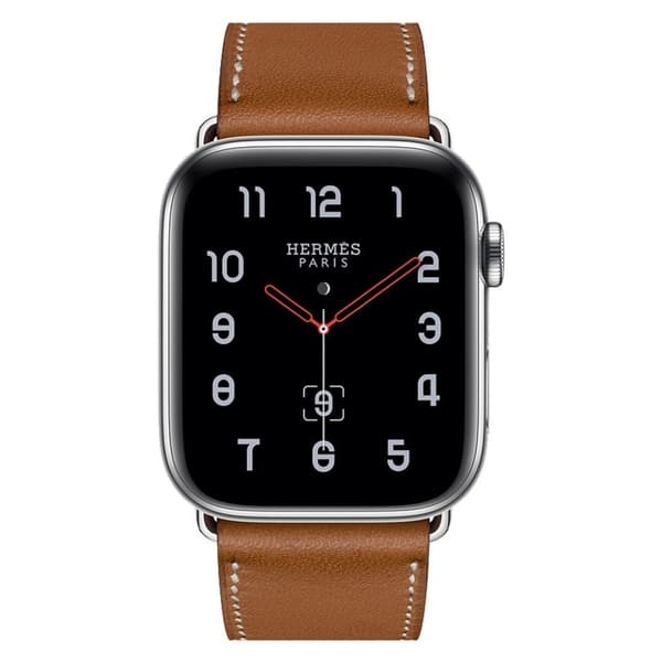 Apple Watch Series 4 44mm ægte læder Urrem - Brun Brown