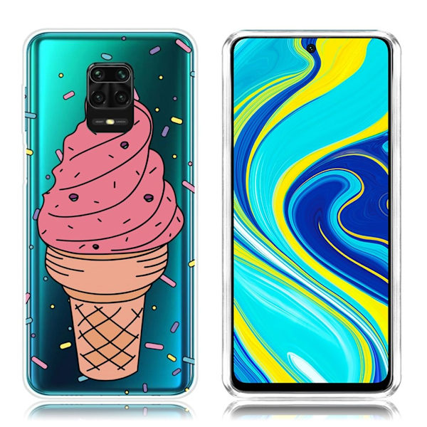 Deco Xiaomi Redmi Note 9 Pro / Note 9S / 9 Pro Max kuoret - Jäätelö Pink
