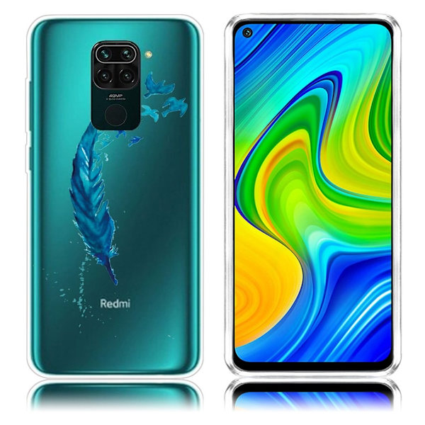Deco Xiaomi Redmi Note 9 deksel - Fjær Blue