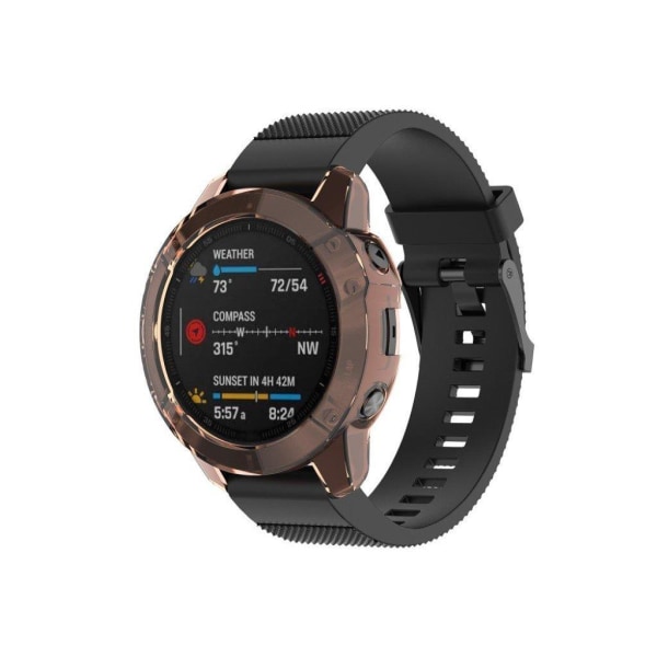 Garmin Fenix 6X Pro klar ramme - Orange Orange