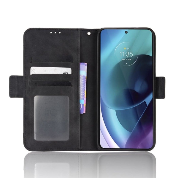 Moderni Nahkalaukku For Motorola Moto G41 / G31 - Musta Black