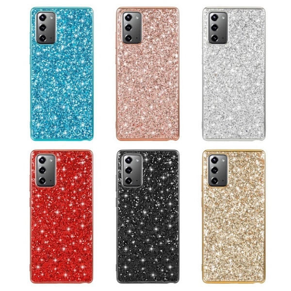 Glitter Samsung Galaxy Note 20 skal - Rosa Rosa