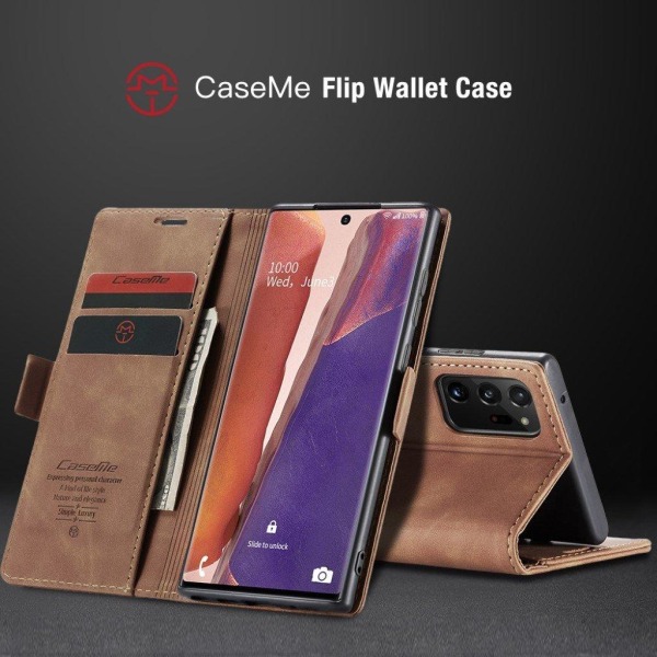 CaseMe Samsung Galaxy Note 20 Ultra Vintage Case - Brown Brown